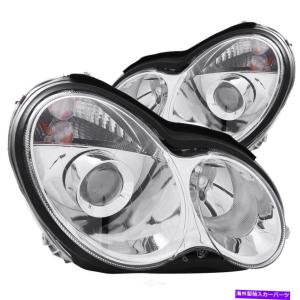 USヘッドライト メルセデスベンツGクラスW463クロムLEDヘッドライト