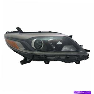 USヘッドライト 2015-2017トヨタシエナヘッドライトW / LED DRLペアXLE