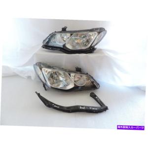 USヘッドライト Depo Head Lights +ブラケットがフィット06-11 CSX