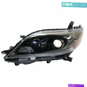 USヘッドライト 2015-2017トヨタシエナヘッドライトW / LED DRLペアXLE
