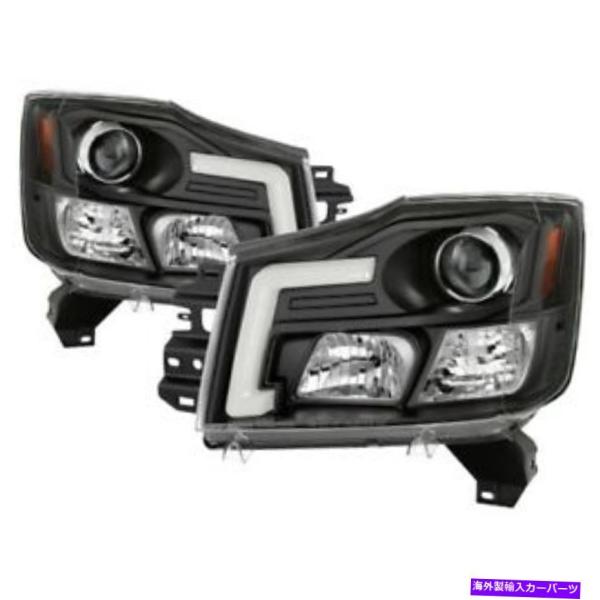 USヘッドライト スパイダー5085504プロジェクターヘッドライト。 05-07日産Armada ...