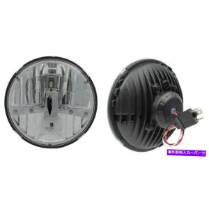 USヘッドライト ビジョンXブラッククローム7 