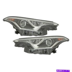 トヨタ CH-R 左ヘッドライトユニット USヘッドライト 左+右ヘッドライトヘッドライトフロントランプフィット