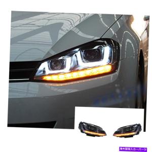 USヘッドライト VWフォルクスワーゲン13-16ゴルフ7 GTIヘッドライトLED