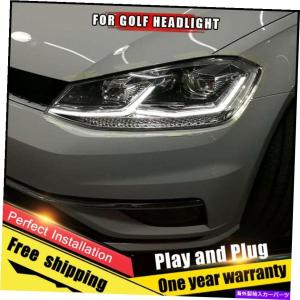 USヘッドライト VWゴルフ用ゴルフ7フェイスライトヘッドランプ7.5