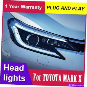 USヘッドライト トヨタマークX LEDヘッドライトプロジェクターLED DRL