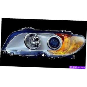 ヘッドライト BMW E46 3-SERIES 4DR 02-05スモークユーロハロー