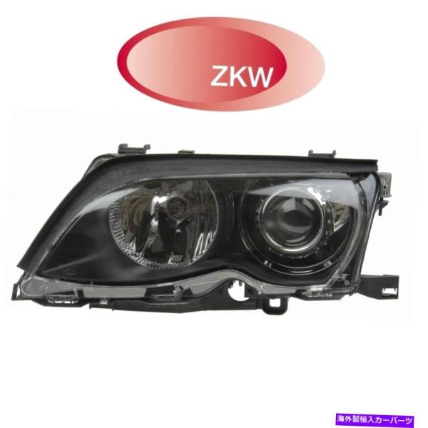 USヘッドライト BMW E46 325XI 330Iドライバー左ブラックトリムバイキセノンヘッドラ...
