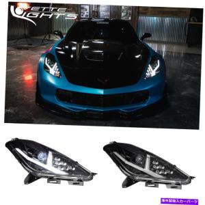 USヘッドライト 2005-2013 C6コルベット森本C7スタイルXB-2 LEDヘッド