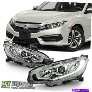 USヘッドライト ホンダシビックFD1 FD2セダン2006-2008のための正面