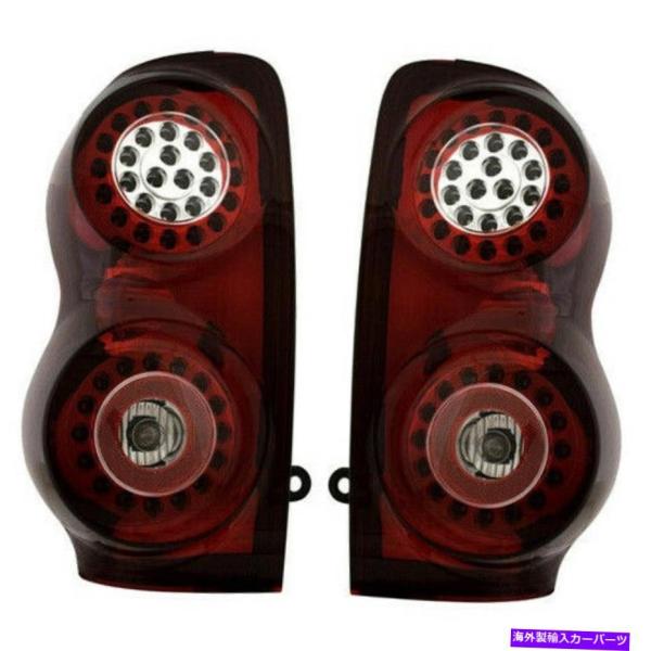 USテールライト 2004-2009のための新しいルビー赤LEDテールライトセットDurango C...