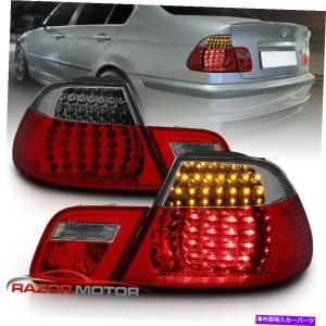 USテールライト 2004-2006 BMW E46 325Ci 330ci M3 2drクーペ赤クリア