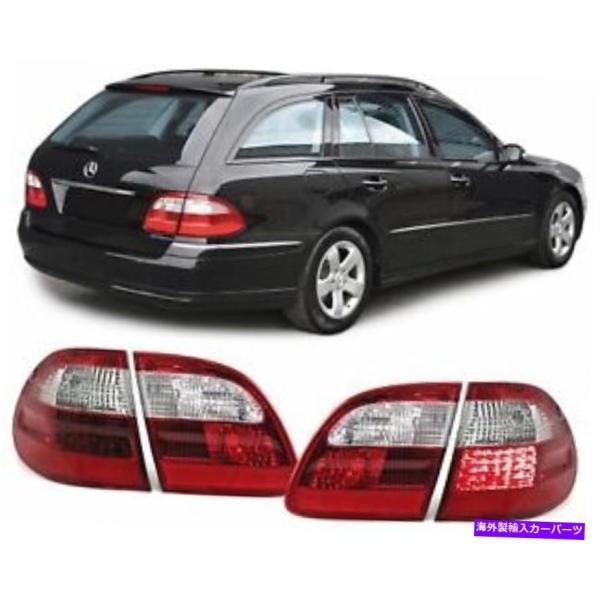 USテールライト LEDテールライトランプ用メルセデスEクラスW211 S211 3 / 2002-...