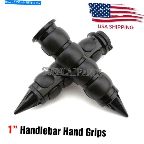 ハンドルグリップ ヤマハレイダーロードスターXV 1900 1700 1600のためのブラック1 "...