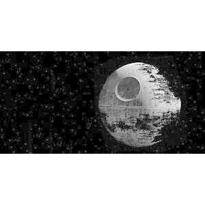 パネルアート スターウォーズ デススター III-キャンバス または