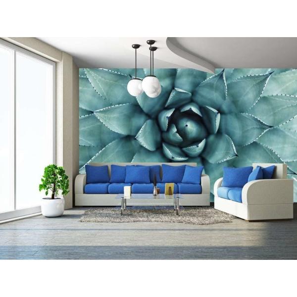 パネルアート 壁 26 シャープポイントアゲーブ植物葉-CVS - 100x144インチ- show...