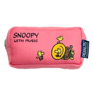 【数量限定品】Teeda SNOOPY with Music スヌーピー マウスピースポーチ ホルン用 SMP-HRLBL6 コットンキャンディピンク