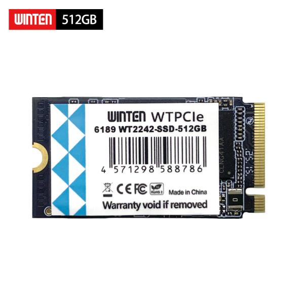 【バルク品】WINTEN 内蔵SSD 512GB SSD M.2 3年保証 NVMe PCIe Ge...