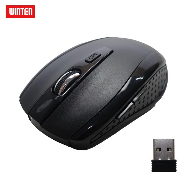 マウス ワイヤレスマウス パソコンマウス 無線 右利き WT-MS01-BK 5ボタン 電池式 マウ...