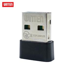 無線LAN子機 WiFiアダプター USB 超小型 高速 Wi-Fi5 AC600 2.4/5.8GHz Windows MacOS ドライバー付 WT-WIFI5-BK