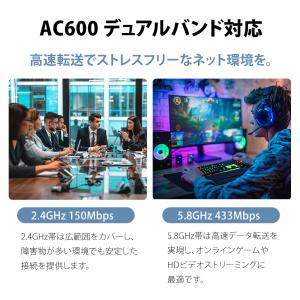 無線LAN子機 WiFiアダプター USB 超...の詳細画像3