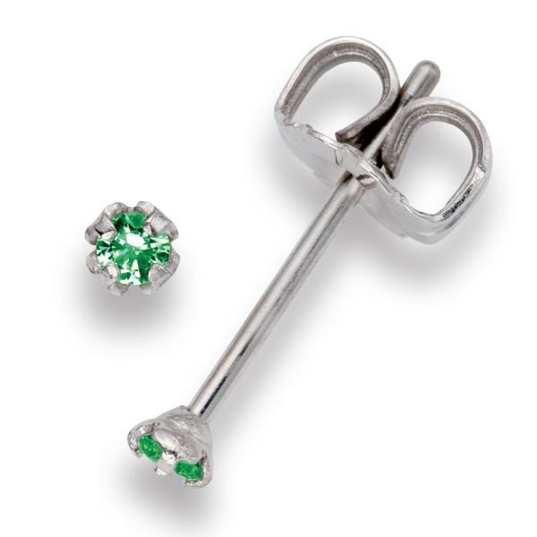 【MARE】ピアス　Pure Brilliance Cut　2ｍｍ CZ+PT/IP 59.Gree...