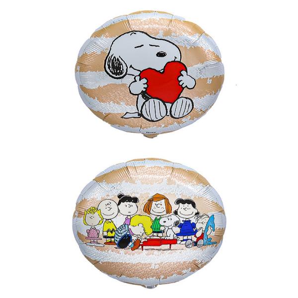 アイブレックスバルーン　14インチ　PEANUTS　ローズゴールドストライプ TKR05486　ヘリ...