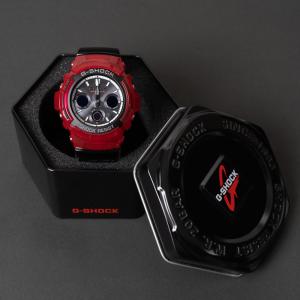 CASIO カシオ 腕時計 G-SHOCK　AWG-M100SRB-4A Gショック マルチバンド6 タフソーラー 針退避機能 海外・逆輸入モデル