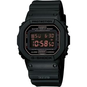 CASIO カシオ G-SHOCK DW-5600MS-1　並行輸入品　マットブラック レッドアイ　メンズ　腕時計