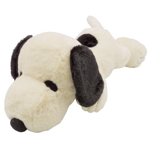 スヌーピー　ふわふわはいはい　ぬいぐるみ　Ｍサイズ　ブラック　186744-23　ナカジマコーポレー...