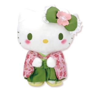 ちりめんハローキティ「ぬいぐるみM」(サンリオ,はろうきてぃ,日本人形
