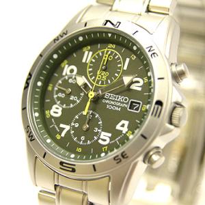 SEIKO　セイコー 逆輸入 メンズ　腕時計　クロノグラフ　SND377P
