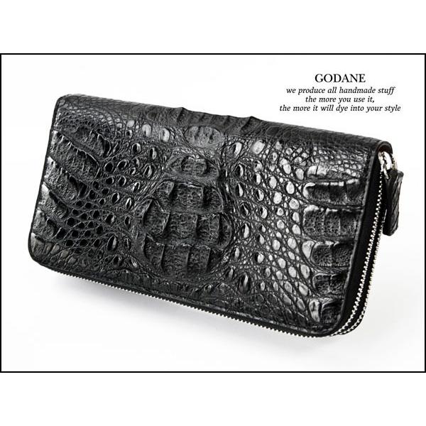 【GODANE】ゴダン 長財布 godane カイマン ラウンドファスナー オーガナイザー 8085...