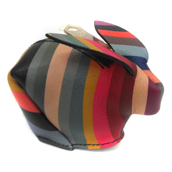本決算特価　売切御免【Paul Smith】ポールスミス　ウサギモチーフ　コインケース　マルチカラー...