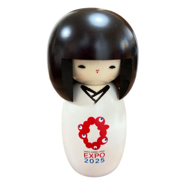 大阪　関西万博　公式ライセンス商品　おかっぱ　こけし　　ミャクミャク　日本の伝統品　made　in　...