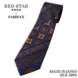 FAIRFAX（フェアファクス） ネクタイ ビジネス ブランド 小紋 グリーン