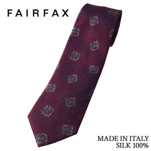 フェアファックス FAIRFAX ハンドメイドネクタイ FAIRFAX ネクタイ フェアファクス イタリア製 ハンドメイド