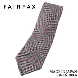 FAIRFAX（フェアファクス） ネクタイ ビジネス ブランド 小紋 グリーン