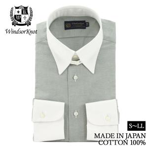 ワイシャツ タブカラー クレリック リネン ブルー ストライプ 麻100