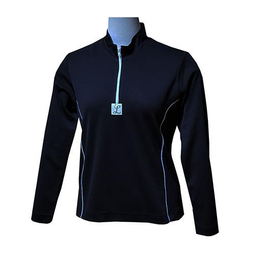 【SALE】ルフ 長袖ジップアップ   323SHE-BK   Loeuf LWJ レディース  2...