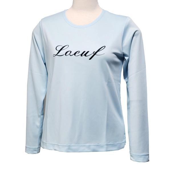 【SALE】ルフ ルフロゴプリント長袖Tシャツ   342TE-SX   Loeuf LS レディー...