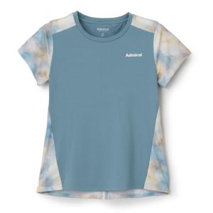 アドミラル バックレイヤードスリットグラフィックTEE   ATLA639-35   Admiral LS レディース  26FW｜ウインザーラケットオンライン