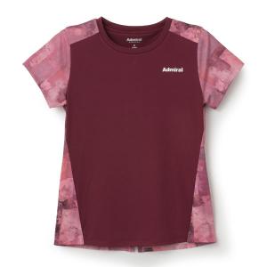 アドミラル バックレイヤードスリットグラフィックTEE   ATLA639-55   Admiral LS レディース  26FW｜ウインザーラケットオンライン