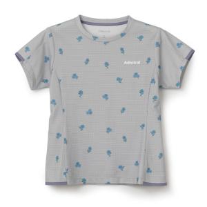 アドミラル フラワーチェックサイドフレアTEE ATLA655-16 Admiral LS レディース 26FW