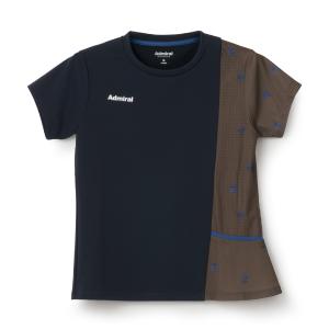 アドミラル アシンメトリーフラワーチェックTEE ATLA657-30 Admiral LS レディース 26FW
