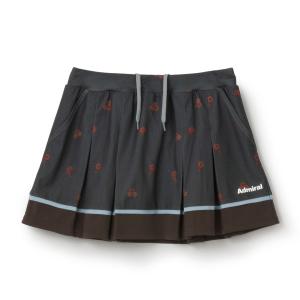 アドミラル フラワーチェックタックプリーツスコート ATLA658-18 Admiral SK レディース 26FW