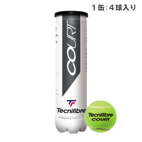 テクニファイバー コート 1缶 4球入   Tecnifibre COURT 硬式テニスボール   ...
