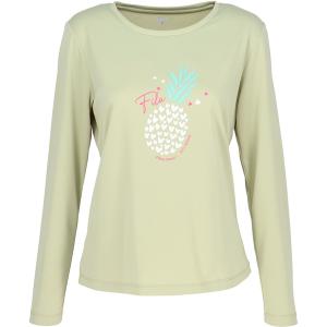 【ネットバーゲン】フィラ ロングスリーブグラフィックTシャツ CZ6SGW010-LKH FILA LS レディース 26SS