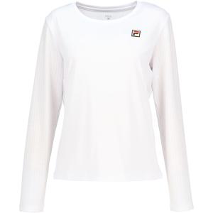 フィラ ロングスリーブシャツ CZ6SGW028-WT0  FILA LS レディース  26SS｜ウインザーラケットオンライン