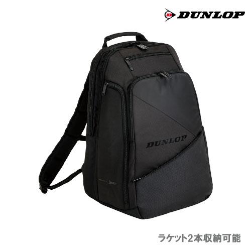 ダンロップ バックパック テニスラケット2本収納可  DUNLOP BAG DTC-2482 ブラッ...